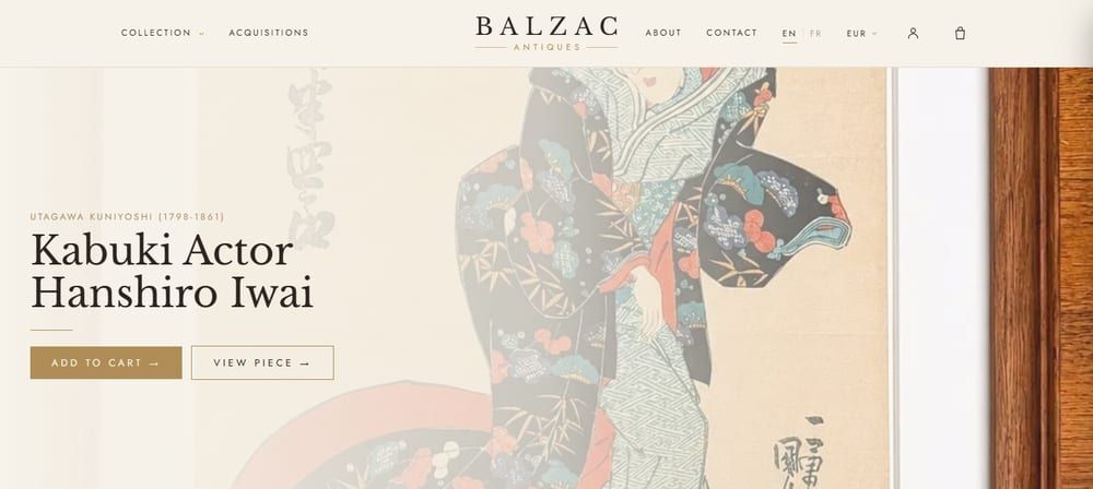 Balzac Antiques online store
