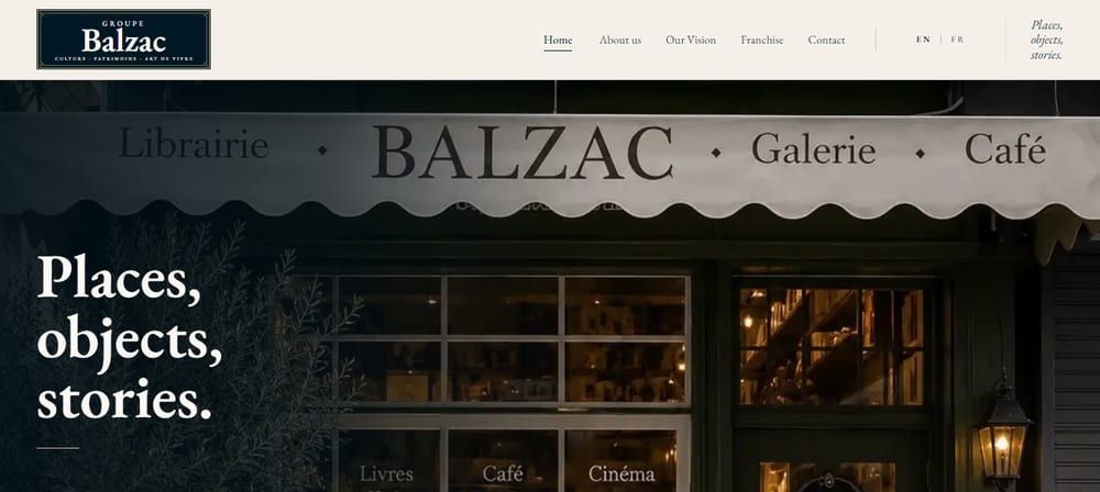 Groupe Balzac corporate hub