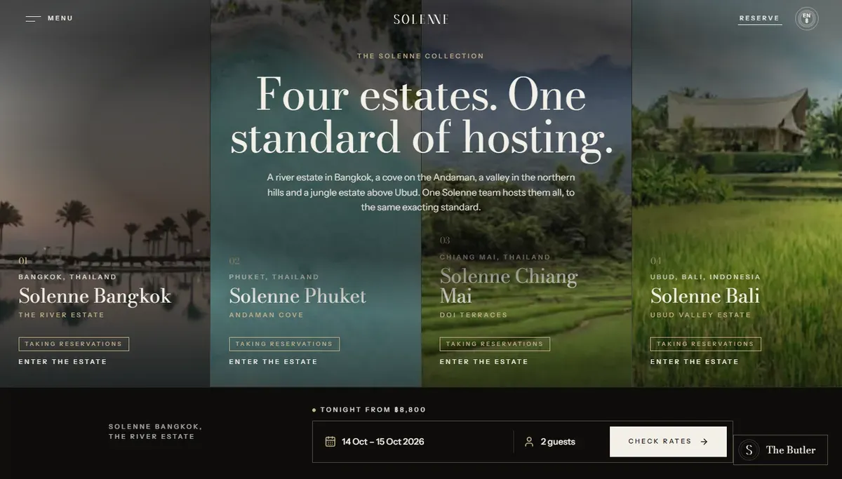 Solenne, a collection of four luxury estates